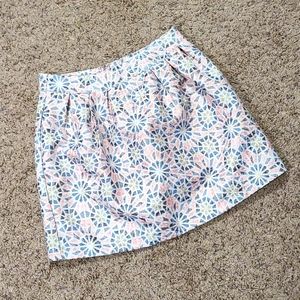 Shimmer a-line skirt